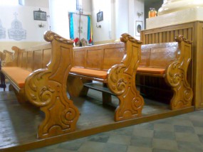 Siedziska na ławki kościelne - Zakład Krawiecki ANNA Produkcja Handel Usługi Anna Sekulska Dwikozy