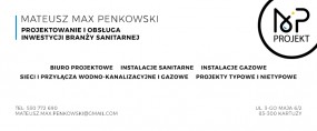 Projekty sieci wodociągowych - MP Projekt Mateusz Max Penkowski Projektowanie i obsługa inwestycji branży sanitarnej Kartuzy