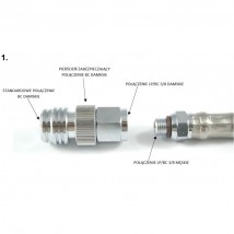 REDUKCJA ZE STANDARDOWEGO POŁĄCZENIA BC DAMSKIEGO NA LP/BC 3/8 DAMSKIE - mlinke sidemount Mogilno