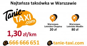 Taksówka Tanio - Tanie Taxi Sp z.o.o Warszawa