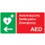 Tablica kierunkowa do oznaczania defibrylatora AED w Lewo - KREDOS Olsztyn
