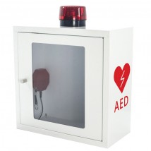 Szafka na defibrylator AED z alarmem akustycznym i świetlnym ( ASB1020 - KREDOS Olsztyn