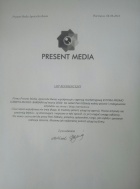Referencja od firmy Prezent Media Agnieszka Bunia