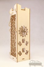 Pudełko na wino z grawerem - F.P.H.U drewpart Szerzyny