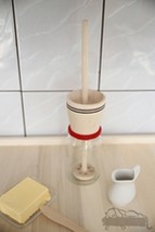 Drewniana maselnica słoikowa - F.P.H.U drewpart Szerzyny