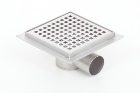 Kratka 150x150mm z odpływem bocznym - SPONCOM Marek Krzesak / Kesmet Warszawa