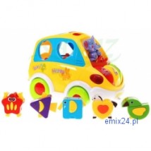 Autobus z klockami - Emix24.pl - zabawki, meble ogrodowe, baseny, elektronika, pojazdy akumulatorowe Będzin