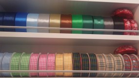 Wstążki satynowe, szyfonowe, brokatowe - FANTAZJA Centrum Hobbystyczne Olsztyn