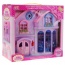 Emix24.pl - zabawki, meble ogrodowe, baseny, elektronika, pojazdy akumulatorowe - Rozkładany domek dla lalek - róż Będzin