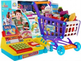Kasa sklepowa z koszykiem - Emix24.pl - zabawki, meble ogrodowe, baseny, elektronika, pojazdy akumulatorowe Będzin