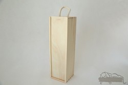 Pudełko na wino z sznurkiem - F.P.H.U drewpart Szerzyny