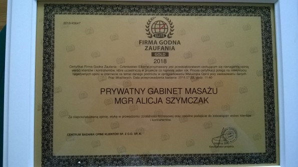 Referencja od firmy Centrum Badania Opinii Klientów SP.Z O.O.SP.K.