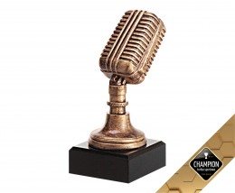 Figurka odlewana MIKROFON - Champion Trofea Sportowe Gliwice