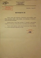Referencja od firmy ZSP Bodzechów