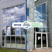 Mycie wysokich przeszkleń - Glanc Cleaner Komorniki