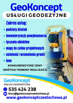 Ustalenia i wyznaczenia granic działek - GeoKoncept Paweł Dziemidok Częstochowa