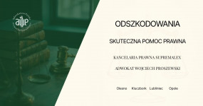 Odszkodowania po wypadkach komunikacyjnych - Kancelaria Prawna SupremaLex adwokat Wojciech Proszewski Olesno