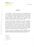 Referencja od firmy BUDIMEX