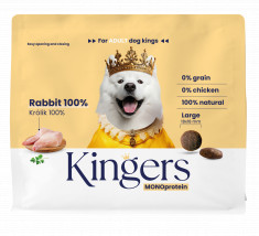 KINGERS Królik Medium/Large – Monobiałkowa karma sucha dla psów średni - CANOVA PETCARE Sp. z o.o. Katowice