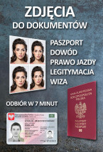 Zdjęcia do dowodu, paszportu, prawa jazdy - Omega - Studio Fotografii Barwnej Łódź