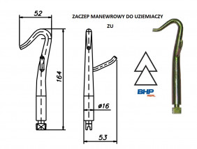 Zaczep manewrowy do uziemiaczy ZU Warszawa - REAL BHP - Artykuły BHP i Sprzęt Elektroizolacyjny