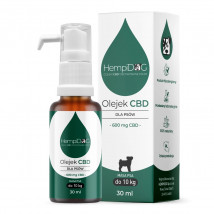 Olejek CBD dla małych psów do 10 kg - HEMPIDOG SPÓŁKA Z OGRANICZONĄ ODPOWIEDZIALNOŚCIĄ Lublin