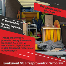 Przeprowadzki krajowe - Przeprowadzki Wrocław Konkurent VS Firma Przeprowadzkowa Wrocław