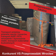 Przeprowadzki lokalne - Przeprowadzki Wrocław Konkurent VS Firma Przeprowadzkowa Wrocław