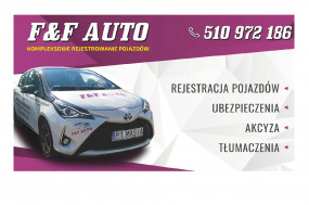 Rejestrowanie pojazdów krajowych i zagranicznych - F & F AUTO Krotoszyn