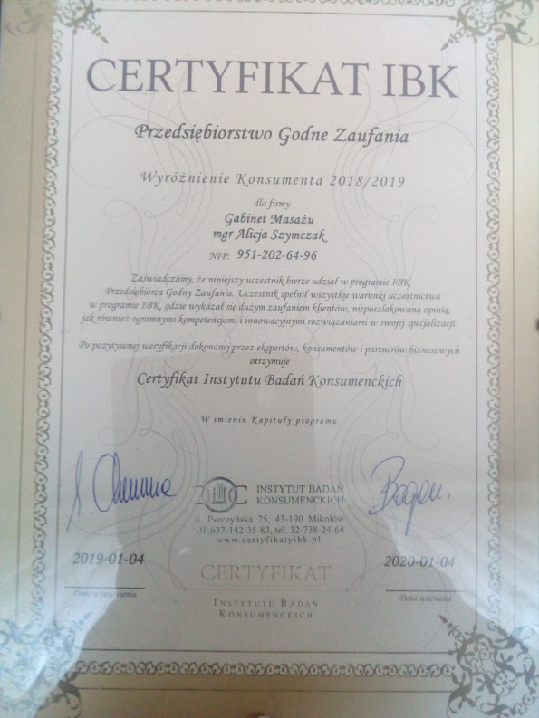 Referencja od firmy Instytut Badań Konsuenckich