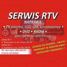 Naprawa sprzętu RTV - SERWIS RTV Tarnów