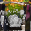 Statuetki 3D • Kryształy3D.pl • KSK Anna Sawoń - Pamiątka Ślubu » Serca 3D wśród kwiatów « na prezent dla rodziców Białystok