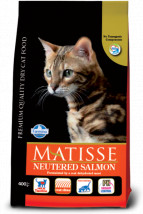 Matisse Neutered SALMON 10kg z łososia Farmina dla sterylizowanych - Bimek-Planeta Karm Dywity