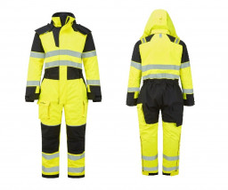 Ocieplany kombinezon ostrzegawczy Hi-Vis ochrona przed łukiem ARC-2 - REAL BHP - Artykuły BHP i Sprzęt Elektroizolacyjny Warszawa