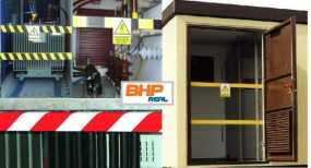 Barierka wygradzająca do stacji i rozdzielni NN SN B-150 - REAL BHP - Artykuły BHP i Sprzęt Elektroizolacyjny Warszawa