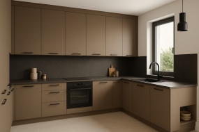 Kuchnia na wymiar wycena - Szafka Gra. Nowoczesne meble na wymiar Białystok