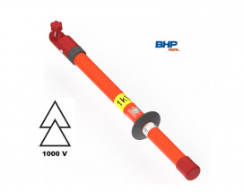 Drążek izolacyjny 1kV z głowicą rowkową  H095 - REAL BHP - Artykuły BHP i Sprzęt Elektroizolacyjny Warszawa