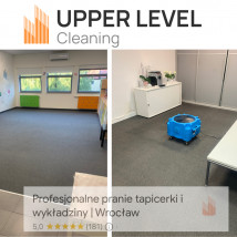 Pranie i czyszczenie tapicerki meblowej i wykladziny - Upper Level Cleaning Wrocław