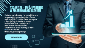 Kredyty i pożyczki dla biznesu w tym obrotowe - AS Capital sp. z o.o. Kraków