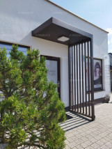 Daszek nad drzwi z lamelami pionowymi - G-Products Bartosz Góral Rawicz