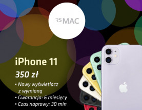 Wymiana LCD iPhone 11 - RSMAC Poznań