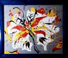 Motyl KosmicznyX2* Agnieszka Balewska* olej*canvas