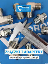 Złączki hydrauliczne - HYDRON hydraulika siłowa Mariusz Sząszor Złotów