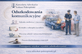 Odszkodowania komunikacyjne - Pokropiński Łukasz - Adwokat, Kancelaria Adwokacka Ostróda