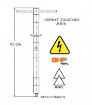 Uchwyt izolacyjny UI-S14  do 1kV - REAL BHP - Artykuły BHP i Sprzęt Elektroizolacyjny Warszawa