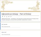 FORMULARZ ZAPISÓW NA DOTACJĘ!
