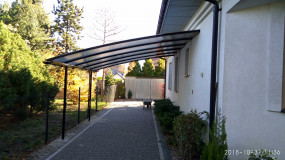 zadaszenie z poliwęglanu - Wojtdach Zadaszenia Tarasów Balkonów Wiaty Samochodowe Garażowe Daszki nad Drzwi Warszawa