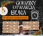 GODZINY OTWARCIA BIURA