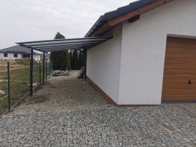 wiata garażowa - Wojtdach Zadaszenia Tarasów Balkonów Wiaty Samochodowe Garażowe Daszki nad Drzwi Warszawa
