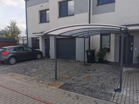 wiata garażowa - Wojtdach Zadaszenia Tarasów Balkonów Wiaty Samochodowe Garażowe Daszki nad Drzwi Warszawa